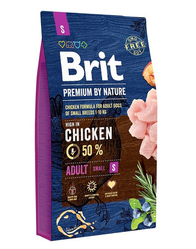 BRIT Premium By Nature Adult Small S 8 kg