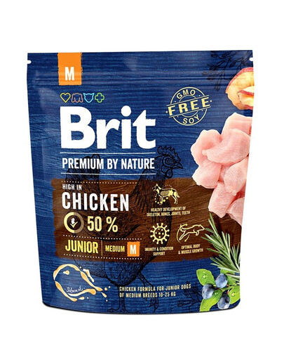 BRIT Premium By Nature Junior Medium M 1 kg