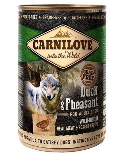 CARNILOVE Wild Meat 400g krmivo pro dospělé psy bez obilovin
