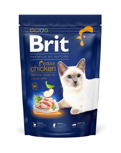 BRIT Premium Cat by Nature Indoor Chicken 800 g