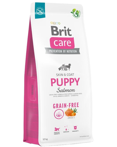 BRIT Care Grain-free Puppy suché krmivo s lososem 12 kg