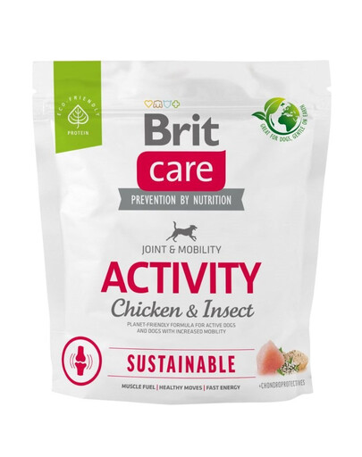 BRIT Care Dog Sustainable Activity Chicken & Insect pro psy s kuřecím masem a hmyzem 1kg