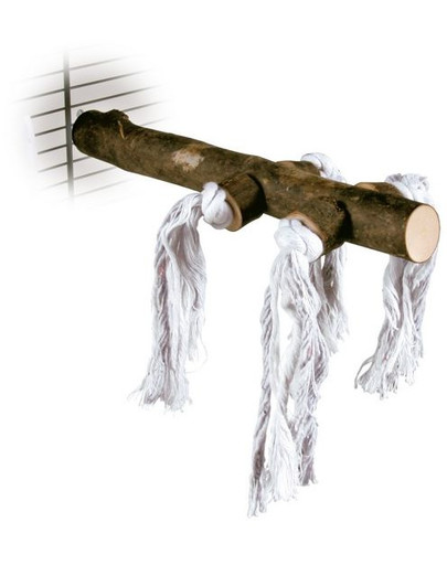 TRIXIE Dřevěné bidélko s bavlnou 25 cm