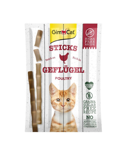GIMCAT Sticks Poultry 10ks