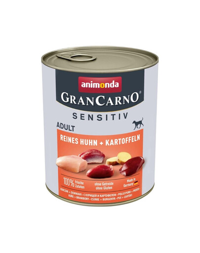 ANIMONDA Grancarno Sensitiv Kuřecí a brambory 800 g