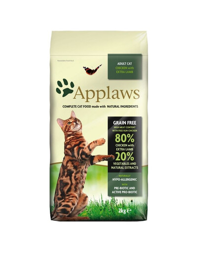APPLAWS Cat Adult Chicken and Lamb 2,4 kg (6x400 g)
