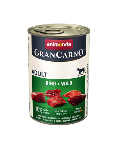ANIMONDA Gran Carno Adult hovězí & zvěřina 400 g