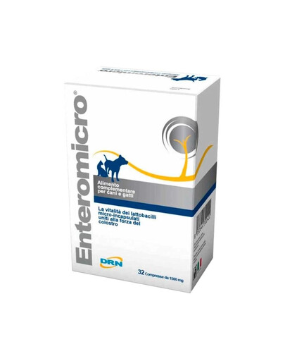 GEULINICX Enteromicro Complex 32 tablet pro regulaci střevní flóry pro psy a kočky
