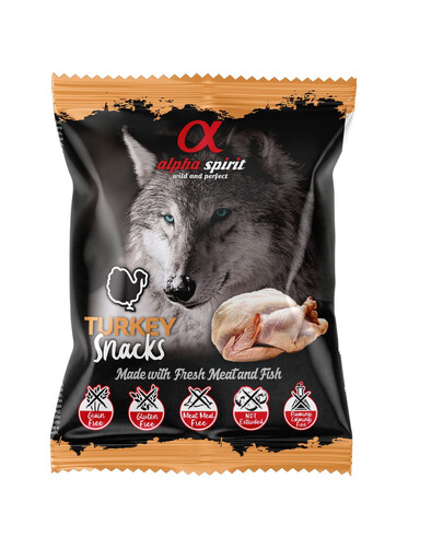 ALPHA SPIRIT Dog Adult Snack Turkey 50 g