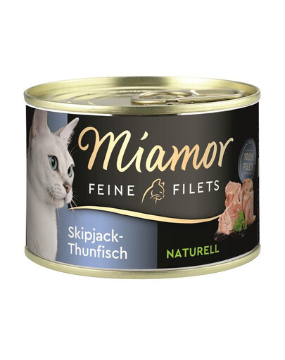 MIAMOR Feline Filets Tuňák pruhovaný v vlastní omáčce 156 g