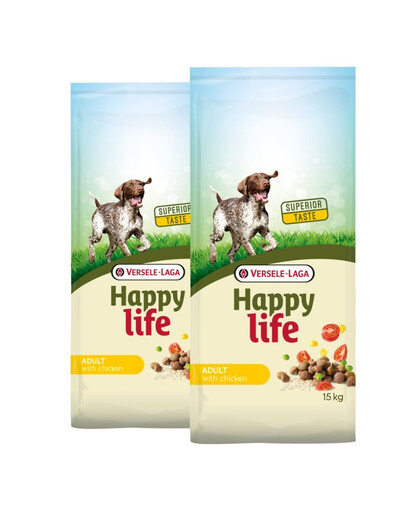 VERSELE-LAGA Adult Chicken krmivo pro dospělé psy s drůbeží 30 kg (2 x 15 kg)