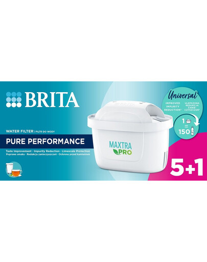 BRITA Vodní filtr MAXTRA PRO Pure Performance 5+1 (6 ks)