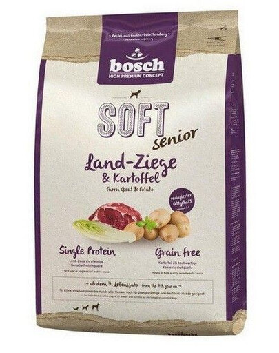 BOSCH Plus Senior kozí maso & brambory 2,5 kg
