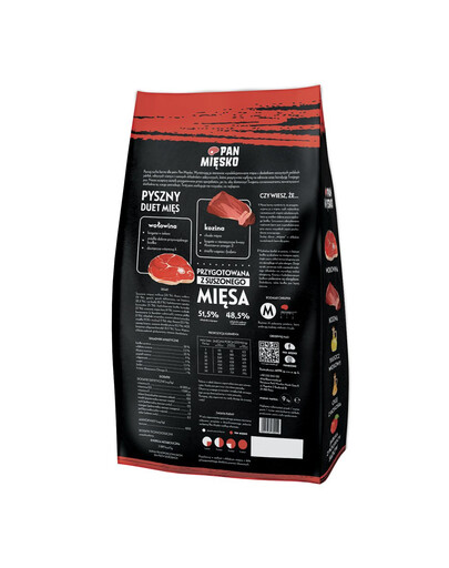 PAN MIĘSKO hovězí a kozí maso M 3 kg