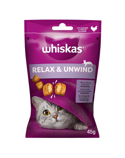 WHISKAS Relax & Unwind Kuře 45 g