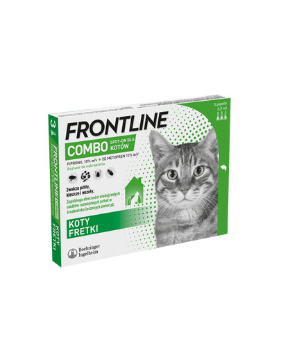 FRONTLINE COMBO Spot-On pro kočky 3 ks