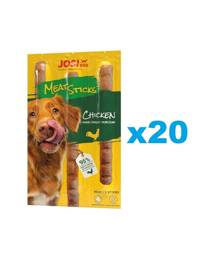 JOSERA JosiDog Meat Sticks kuřecí tyčinky pro psy 20x33g