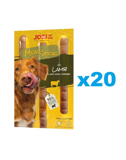JOSERA JosiDog Meat Sticks jehněčí tyčinky pro psy 20x33g