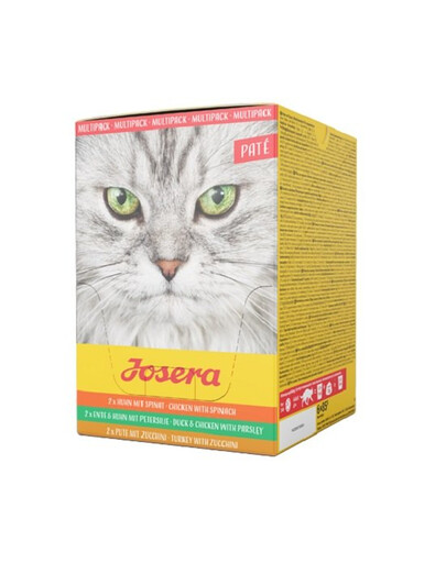 JOSERA Multipack Pate 6x85 g mix příchutí paštiky pro kočky