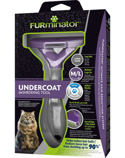 FURMINATOR Undercoat deShedding pro dlouhosrsté kočky M/L Large