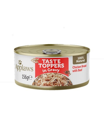 APPLAWS Taste Toppers Kuřecí prsa s hovězím v omáčce 156 g