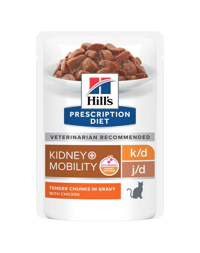 HILL'S PRESCRIPTION DIET k/d + Mobility s kuřecím masem 12 x 85 g v kapsičkách