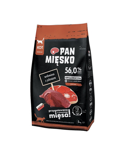 PAN MIĘSKO Hovězí maso s jelenem M 5kg