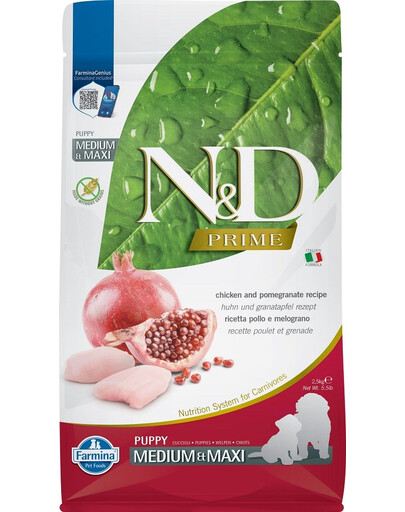 N&D PRIME PUPPY MEDIUM & MAXI 2,5 kg