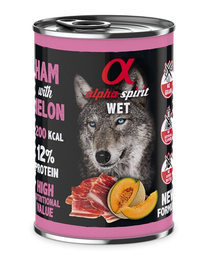 Levně ALPHA SPIRIT Ham with melon 400 g