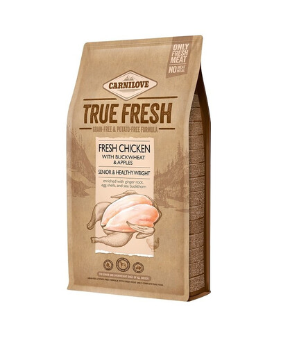 CARNILOVE True Fresh Chicken Senior & Healthy Weight 4 kg