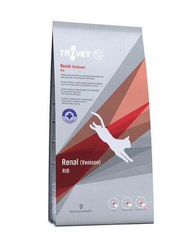 TROVET Cat Renal Venison RID 3 kg