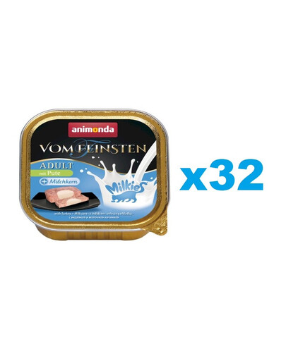ANIMONDA Vom Feinsten Adult Milkies Kuře & Mléko 32x100 g