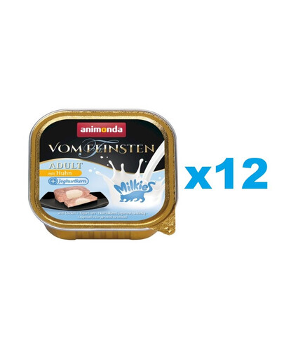 Levně ANIMONDA Vom Feinsten Adult Milkies Kuře & Jogurt 12x100g