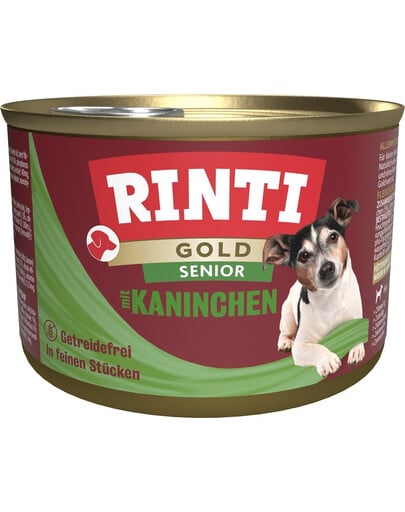 RINTI Gold Senior Rabbit Mini s králíkem 185 g