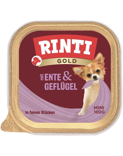RINTI Gold Duck&Poultry Mini s kachním masem 100 g