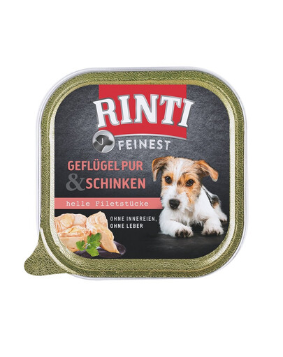 RINTI Feinest Poultry Pure&Ham se šunkou 150 g