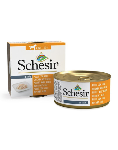 SCHESIR Dog kuřecí + aloe v želé 150g