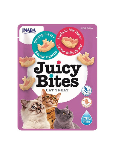 INABA Churu Cat Juicy Bites Shrimp&Seafood Flavor 3x11,3g