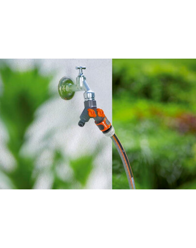 GARDENA OGS 2-cestný ventil s 1 "závitem a 3/4" adaptérem