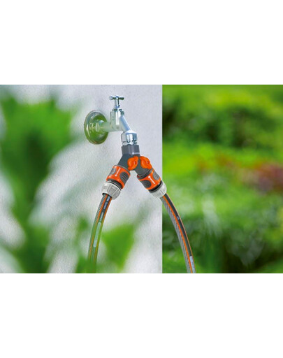 GARDENA OGS 2-cestný ventil s 1 "závitem a 3/4" adaptérem