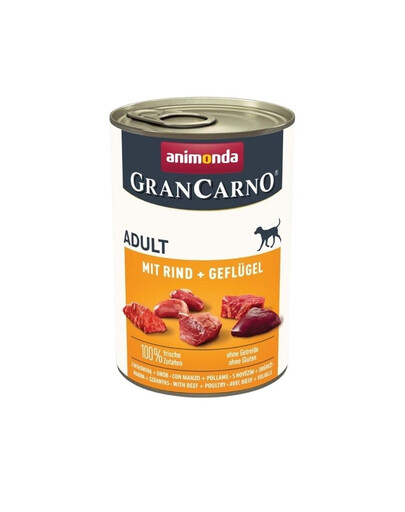 ANIMONDA GranCarno Adult with Hovězí a drůbeží 400g