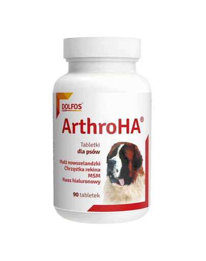 DOLFOS ArthroHA 90 tablet s kyselinou hyaluronovou na klouby pro psy