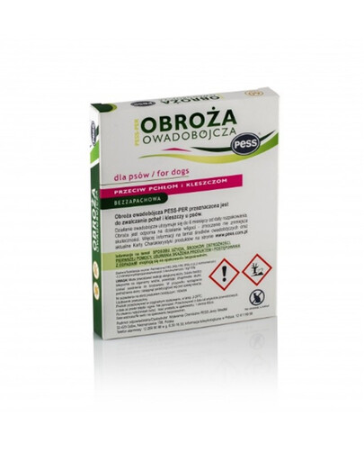 PESS Pess-Per Obojek proti hmyzu pro psy bezzápachový 60 cm