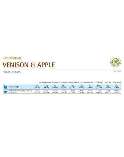 N&D Grain Free Pumpkin CAT Venison & Apple 1,5kg