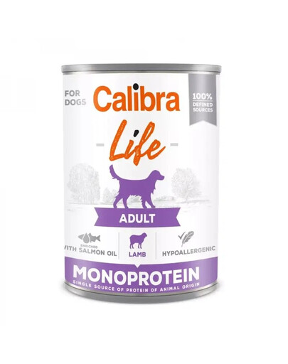 CALIBRA Dog Life Adult Lamb 400 g