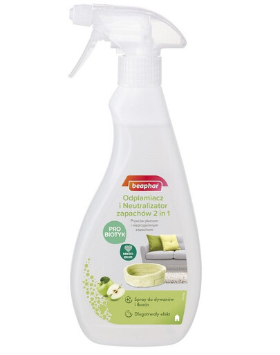 BEAPHAR Odstraňovač skvrn a neutralizátor zápachu 2 v 1 500 ml