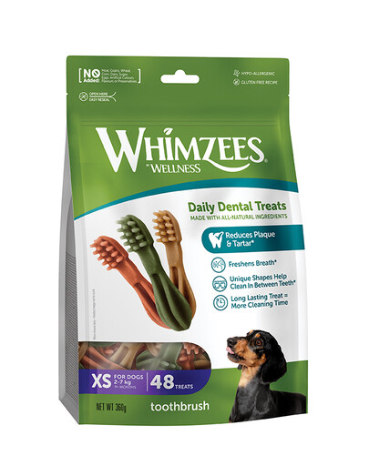 WHIMZEES Zubní kartáčky XS 48 ks