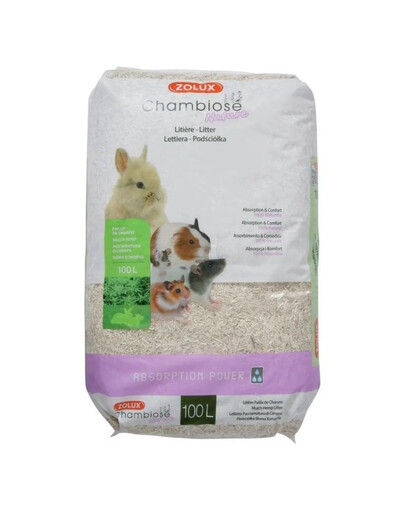 ZOLUX Chambiose Nature Podestýlka pro hlodavce 100 l