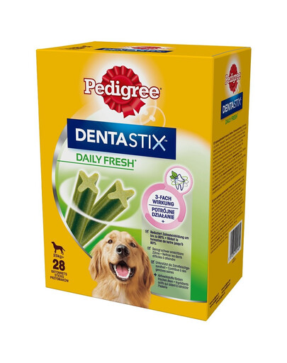 PEDIGREE DentaStix Daily Fresh pamlsky s kuřecí příchutí pro velká plemena 4x270g