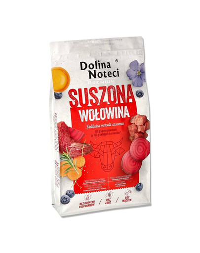 DOLINA NOTECI Premium Sušené hovězí maso pro psy 9 kg